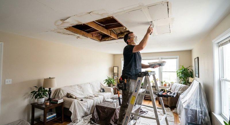 Ceiling Crack Repair in Wilmington, NC