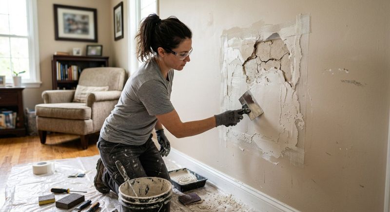 Wall Damage Repair in Wilmington, NC