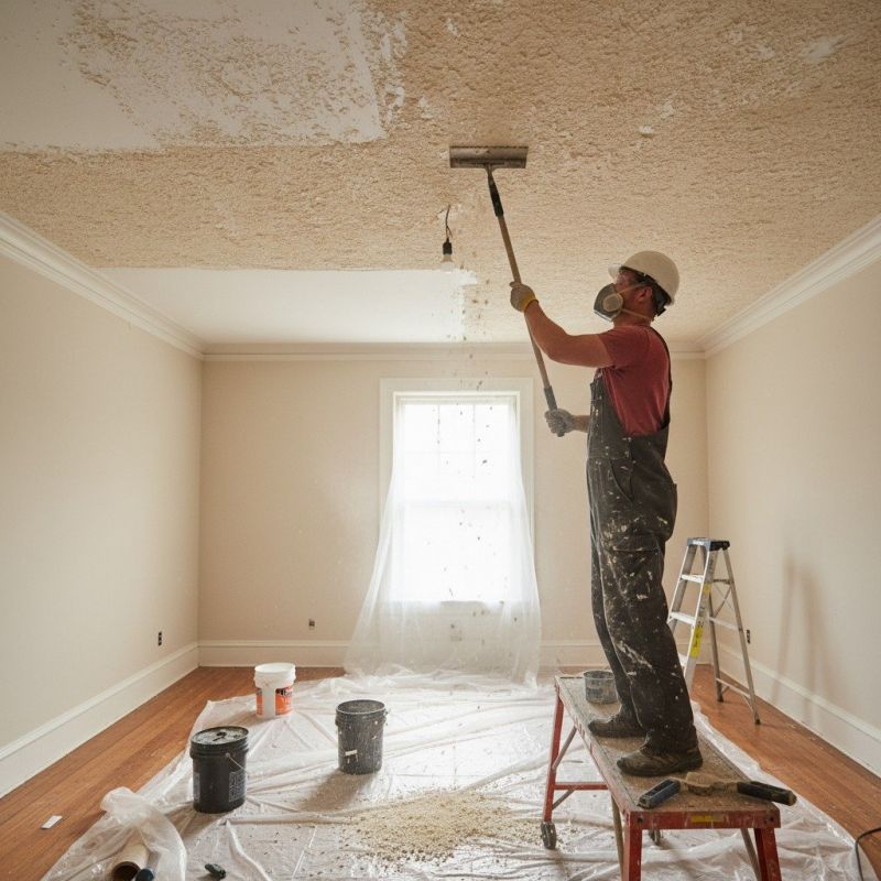 Knockdown Ceiling Removal in Waco, TX